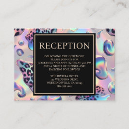 Exotic Posh Reception Details Enclosure Cards Begleitkarte
