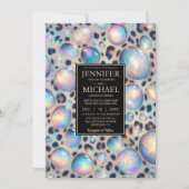 Exotic Posh Wedding Invitation Einladung (Vorderseite)