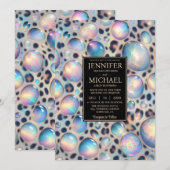 Exotic Posh Wedding Invitation Einladung (Vorne/Hinten)