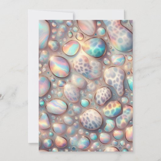 Exotic Posh Wedding Invitation Einladung (Rückseite)