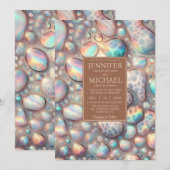 Exotic Posh Wedding Invitation Einladung (Vorne/Hinten)