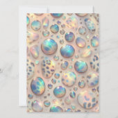 Exotic Posh Wedding Pre-Filled Thank You Cards Einladung (Rückseite)