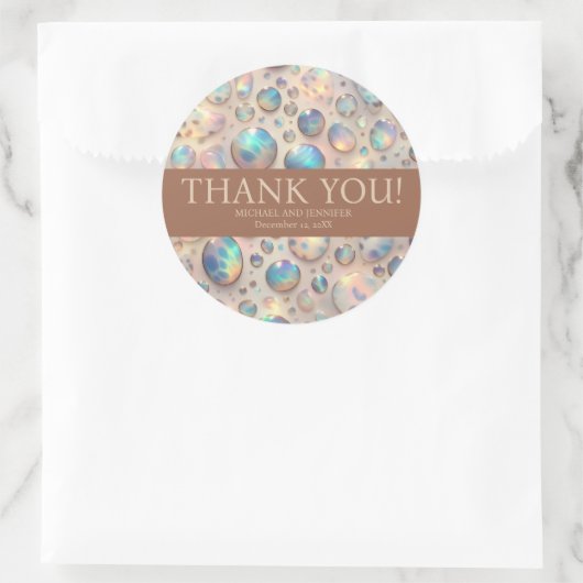 Exotic Posh Wedding Stickers (Tasche)