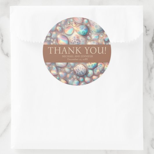 Exotic Posh Wedding Stickers (Tasche)
