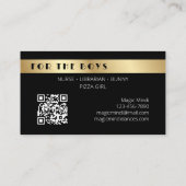 Exotic Private Dancer Adult Visitenkarte (Rückseite)