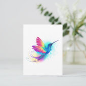 Exotic Rainbow Hummingbird Ankündigung (Stehend Vorderseite)
