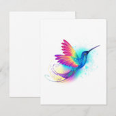 Exotic Rainbow Hummingbird Ankündigung (Vorne/Hinten)