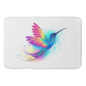 Exotic Rainbow Hummingbird Badematte (Vorderseite)