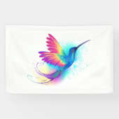 Exotic Rainbow Hummingbird Banner (Horizontal)