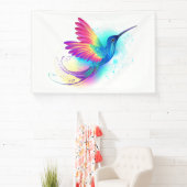 Exotic Rainbow Hummingbird Banner (InSitu)