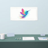 Exotic Rainbow Hummingbird Banner (Messe)