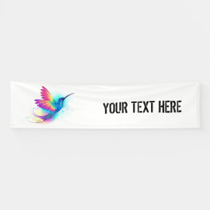 Exotic Rainbow Hummingbird Banner