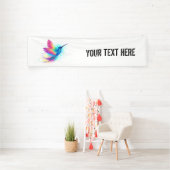 Exotic Rainbow Hummingbird Banner (InSitu)