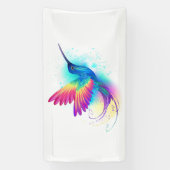 Exotic Rainbow Hummingbird Banner (Vertikal)