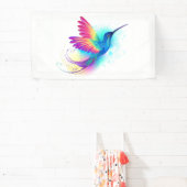 Exotic Rainbow Hummingbird Banner (InSitu)