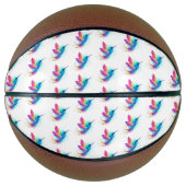 Exotic Rainbow Hummingbird Basketball (Vorderseite)