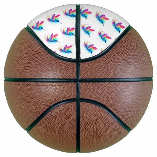 Exotic Rainbow Hummingbird Basketball (Rechts)