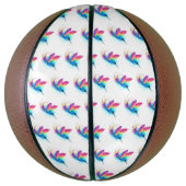 Exotic Rainbow Hummingbird Basketball (Vertikal)