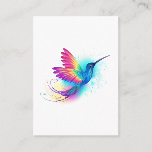 Exotic Rainbow Hummingbird Begleitkarte (Vorderseite)
