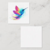 Exotic Rainbow Hummingbird Begleitkarte (Vorne/Hinten)