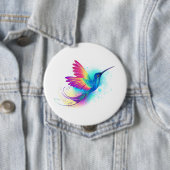 Exotic Rainbow Hummingbird Button (Beispiel)