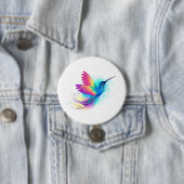 Exotic Rainbow Hummingbird Button (Beispiel)