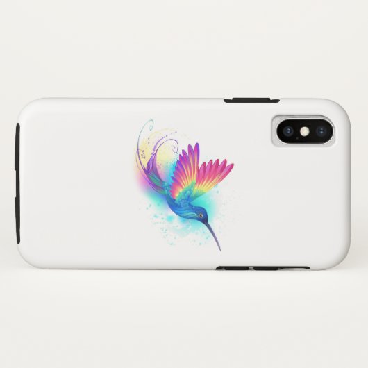 Exotic Rainbow Hummingbird Case-Mate iPhone Hülle (Rückseite (Horizontal))