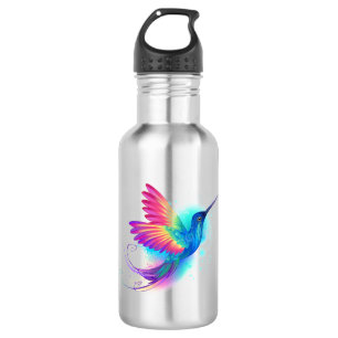 Exotic Rainbow Hummingbird Edelstahlflasche