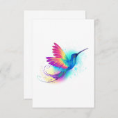 Exotic Rainbow Hummingbird Einladung (Vorne/Hinten)
