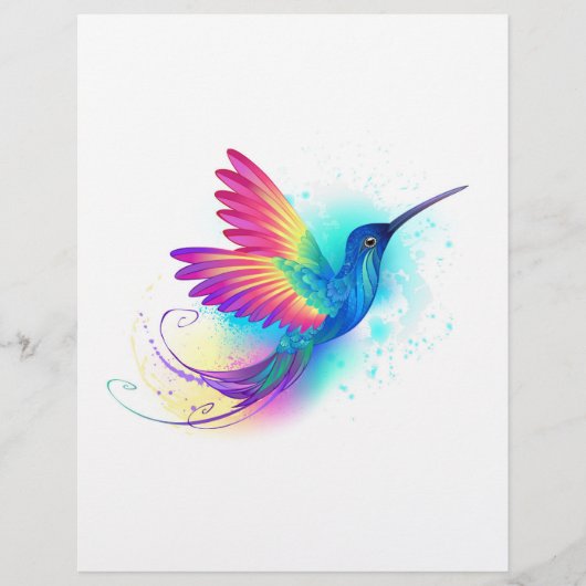 Exotic Rainbow Hummingbird Flyer (Vorne)