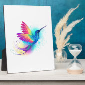 Exotic Rainbow Hummingbird Fotoplatte (Seite)