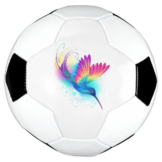 Exotic Rainbow Hummingbird Fußball (Gedreht)