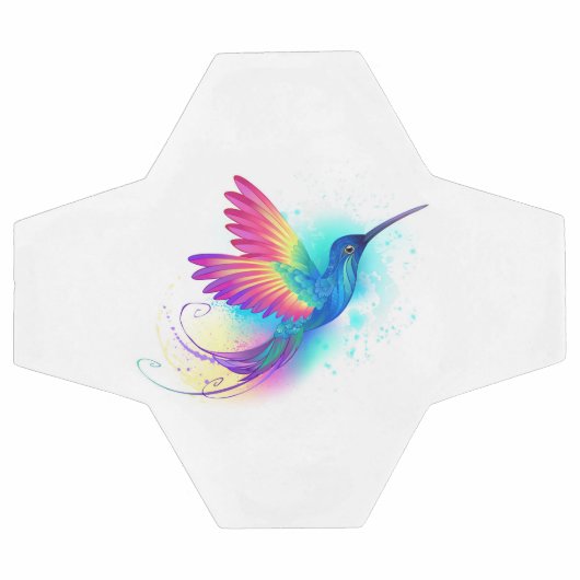 Exotic Rainbow Hummingbird Fußball (Flach)