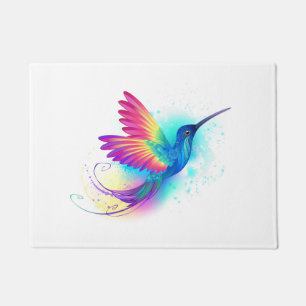 Exotic Rainbow Hummingbird Fußmatte
