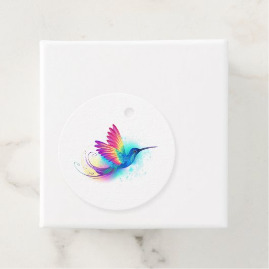 Exotic Rainbow Hummingbird Geschenkanhänger (Beispiel)