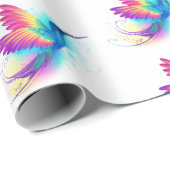 Exotic Rainbow Hummingbird Geschenkpapier (Rolleneckpunkt)