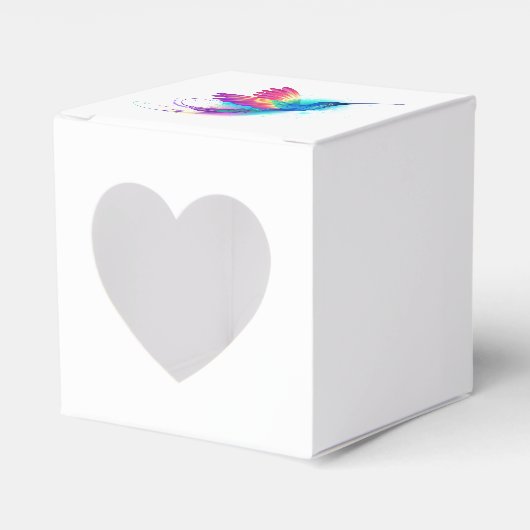 Exotic Rainbow Hummingbird Geschenkschachtel (Vorderseite)