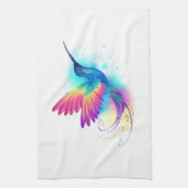 Exotic Rainbow Hummingbird Geschirrtuch (Vertikal)