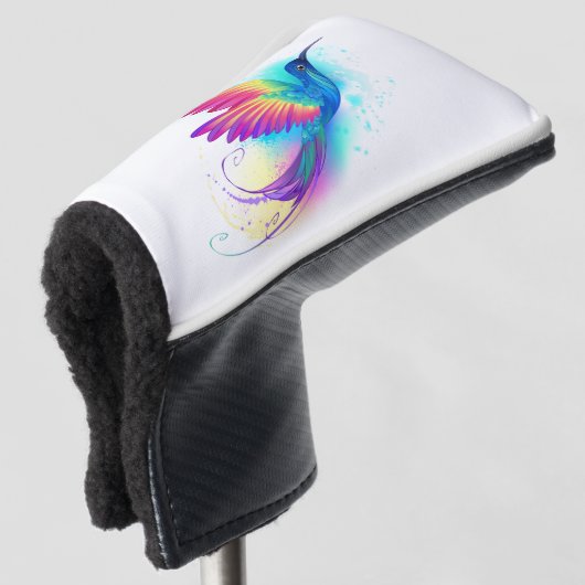 Exotic Rainbow Hummingbird Golf Headcover (3/4 Vorderseite)