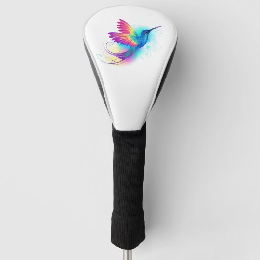 Exotic Rainbow Hummingbird Golf Headcover (Vorderseite)