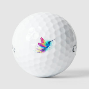 Exotic Rainbow Hummingbird Golfball