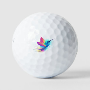 Exotic Rainbow Hummingbird Golfball
