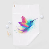 Exotic Rainbow Hummingbird Golfhandtuch (Insitu)