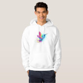 Exotic Rainbow Hummingbird Hoodie (Vorne ganz)