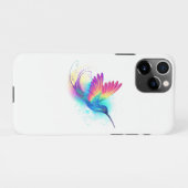 Exotic Rainbow Hummingbird iPhone Hülle (Rückseite (Horizontal))