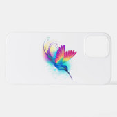 Exotic Rainbow Hummingbird iPhone Hülle (Rückseite (Horizontal))
