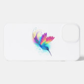Exotic Rainbow Hummingbird iPhone Hülle (Rückseite (Horizontal))