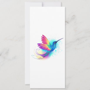 Exotic Rainbow Hummingbird Karte
