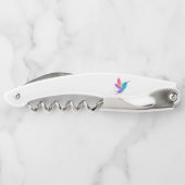 Exotic Rainbow Hummingbird Kellnermesser (Rückseite)