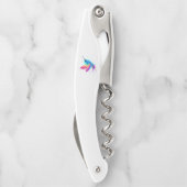 Exotic Rainbow Hummingbird Kellnermesser (Rückseite)